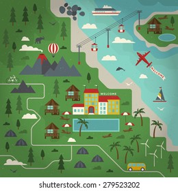 Travel illustration