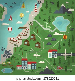 Travel illustration