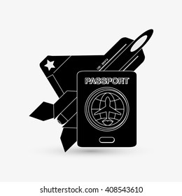 Travel illustration design, editable vector