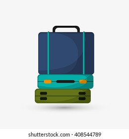Travel illustration design, editable vector