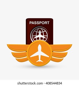 Travel illustration design, editable vector