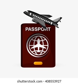 Travel illustration design, editable vector