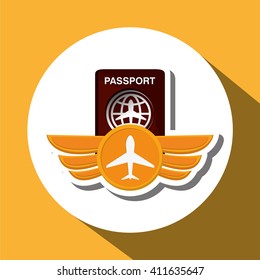 Travel illustration design, editable vector