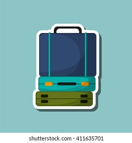 Travel illustration design, editable vector