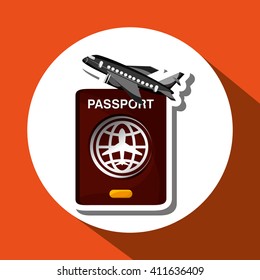 Travel illustration design, editable vector