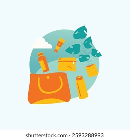 Travel Illustration for design needs, Landing Pages, Animation, Apps, Presentations, Content Creator and other Promotions