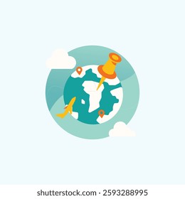 Travel Illustration for design needs, Landing Pages, Animation, Apps, Presentations, Content Creator and other Promotions