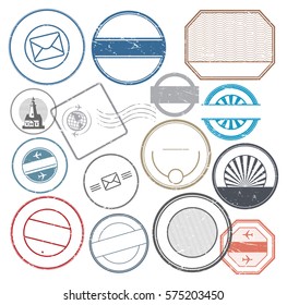 37,590 Passport stamp template Images, Stock Photos & Vectors ...