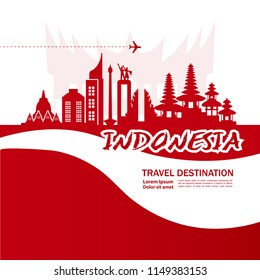 Travel To Indonesia vector