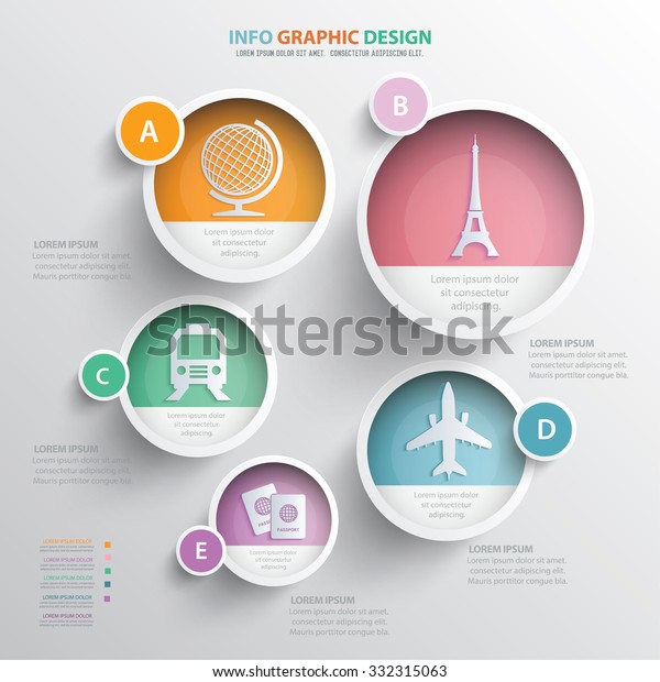 Travel info graphic\
design.clean vector