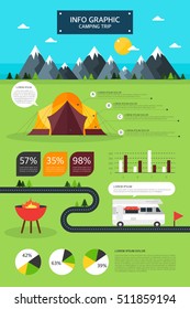Travel Info Graphic Illustration