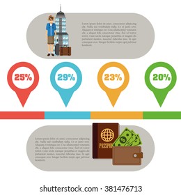 Travel and infographic design 