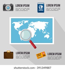 travel infographic design 
