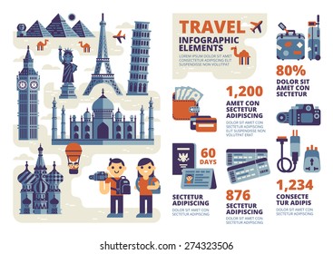 Travel Infographic Elements