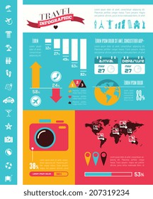 Travel Infographic Template.