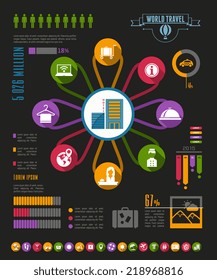 Travel Infographic Template.