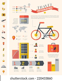 Travel Infographic Template.