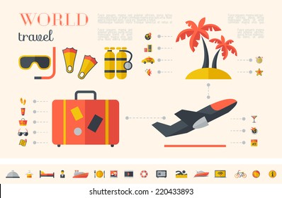 Travel Infographic Template.