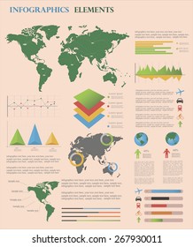 Travel Infographic Template.Vector illustration