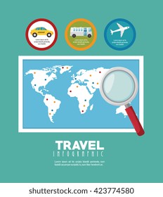 travel infographics design 