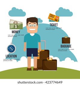 travel infographics design 