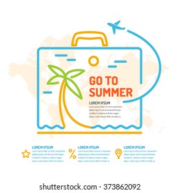 Travel infographics. Vector illustration.