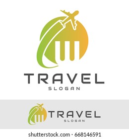 travel initial Letter W Logo design