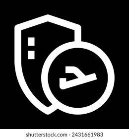 travel insurance icon icon design