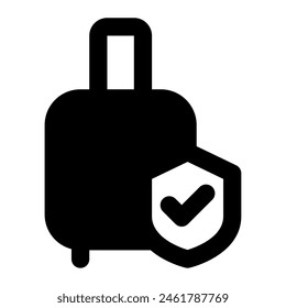 Travel Insurance icon for web, app, infographic
