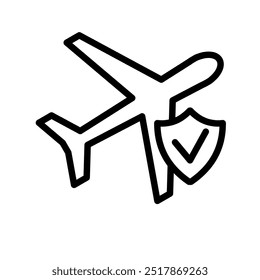 Reiseversicherung - Vektorsymbol