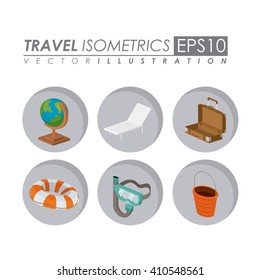 travel isometrics design 