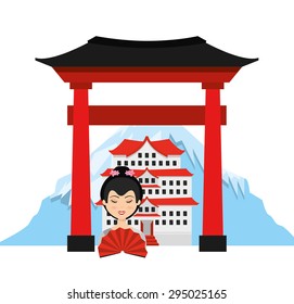 travel japan design, vector illustration eps10 graphic 