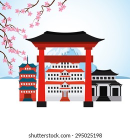 travel japan design, vector illustration eps10 graphic 
