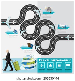 Travel And Journey Business Infographic Design Template