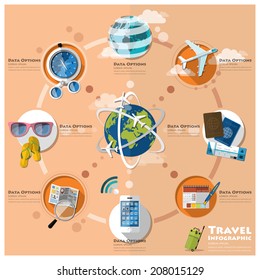 Travel And Journey Business Infographic Design Template