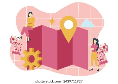 Travel Kit Flat Design Illustration