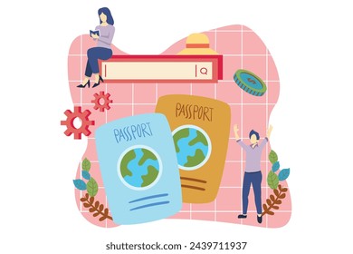 Travel Kit Flat Design Illustration