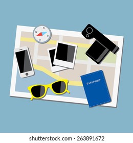 Travel Kit Vector 