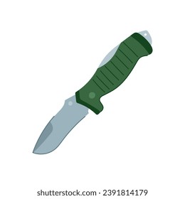 travel knife camping cartoon. tool hiking, metal survival, blade stainless travel knife camping sign. isolated symbol vector illustration