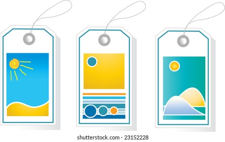 travel labels, vector illustration