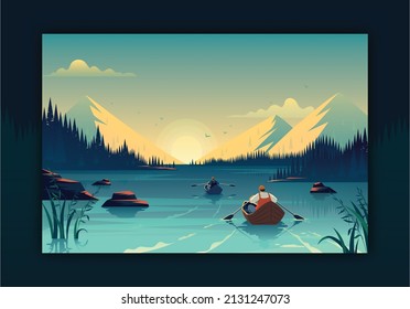 travel landing background vector design