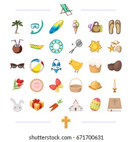 travel, leisure, sport and other web icon in black style.Easter, religion, holiday icons in set collection.