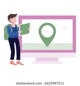 Travel location Adventurer :Vector Icon which can easily modify or edit

