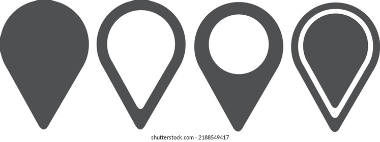 travel location icon sign map vector	