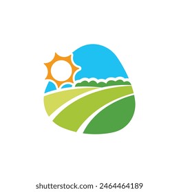 Travel logo abstract symbol vector