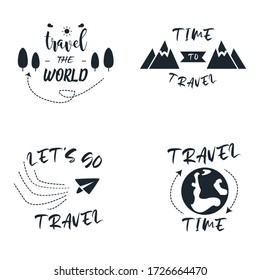 travel logo, adventure logo, travel