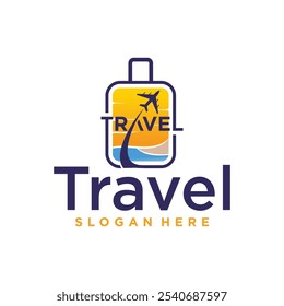 travel logo, travel agency logo, travel business logo concept.