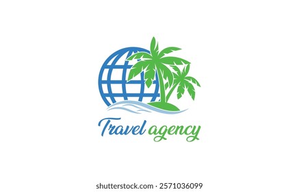 Travel logo for travel agency company