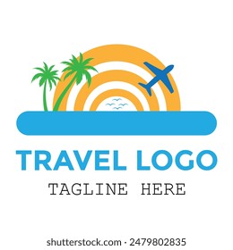 Travel logo - Travel agency vector.