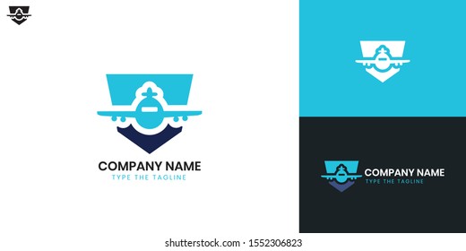 Travel logo - All elements on this template are editable with vector software, suitable for Airplane or Travel  Business / Agencies.